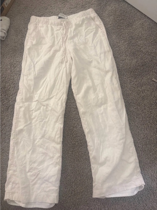 Hollister Pants - Hollister White Adjustable-Rise Wide Leg Pants